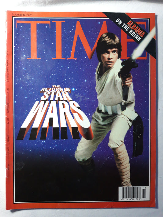 Time magazine The return of Star Wars Albania on the brink 17.03.1997 17th 17. March März 1997