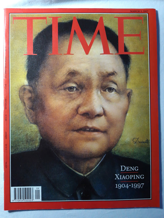 Time magazine Deng Xiaoping 1904-1997 03.03.1997 3rd March 3.März 1997