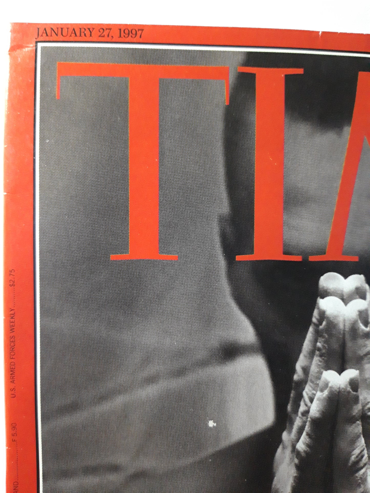Time magazine Faith Dealers cults and creeds Fatherhood and grief The death of Bill Cosby`s son 27.01.1997 27th 27. January 1997