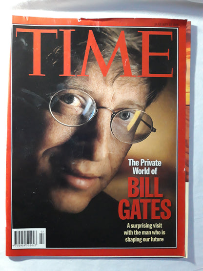 Time magazine The Private World of Bill Gates A suprising visit with the man who is shaping our future13.01.1997 13th January 1997