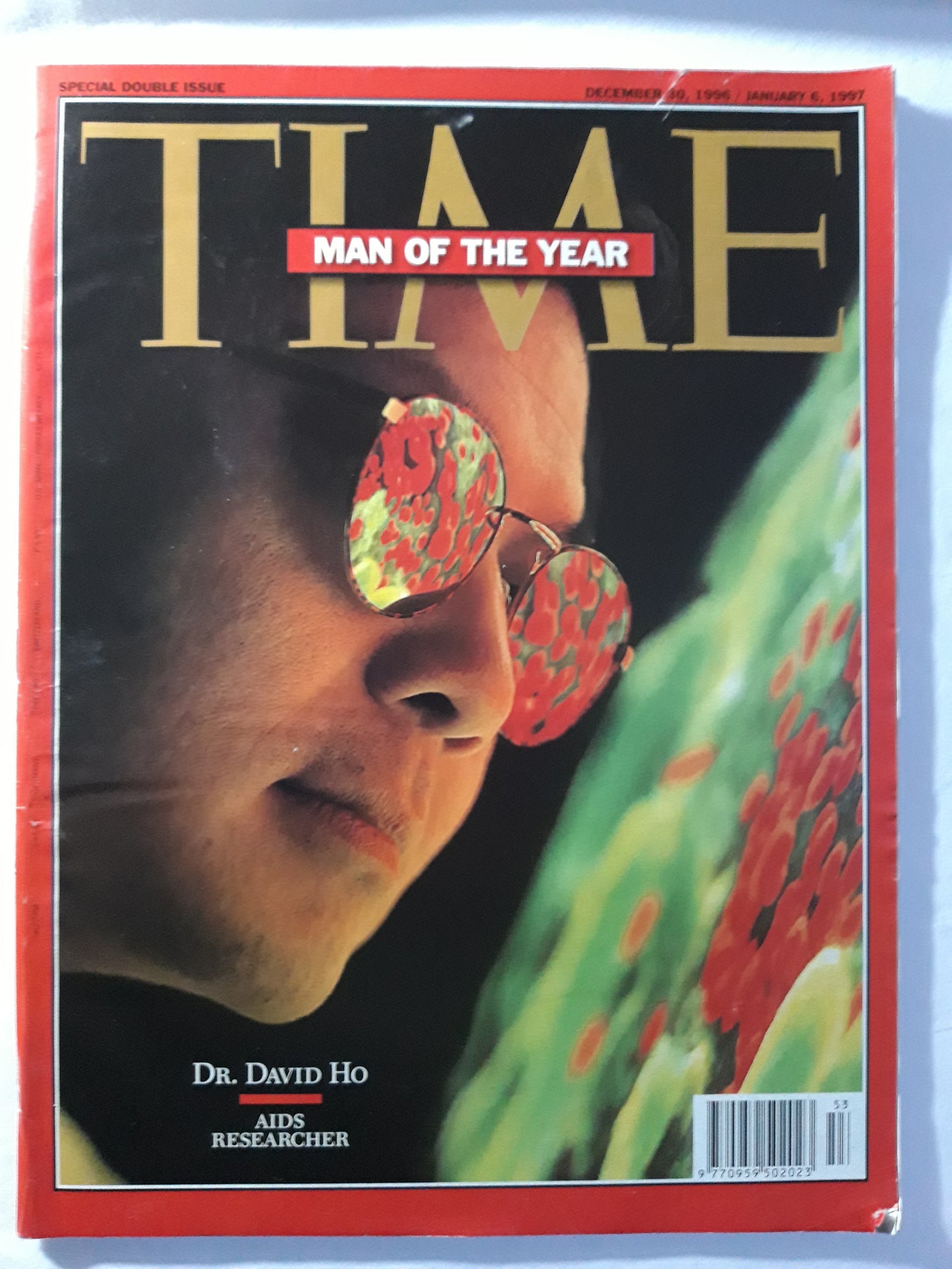 Time magazine Man of the year Dr. David Ho Aids researcher 30.12.1996 30th 30. December Dezember 1996 / 06.01.1997 06th 06. January 1997