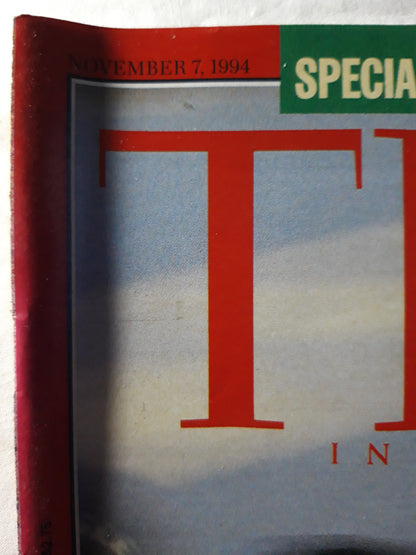 Time magazine This Kid Is fast Germany`s dazzling Michael Schumacher roars toward the Grand Prix championship Special report: State of the planet 07.11.1994 07th 07.November 1994
