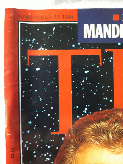 Time magazine Stak Trek The passion that drives the enterprise William Shatner and Patrick Stewart Exclusive memoir Mandela: the prison years 28.11.1994 11th November 11. November 1994