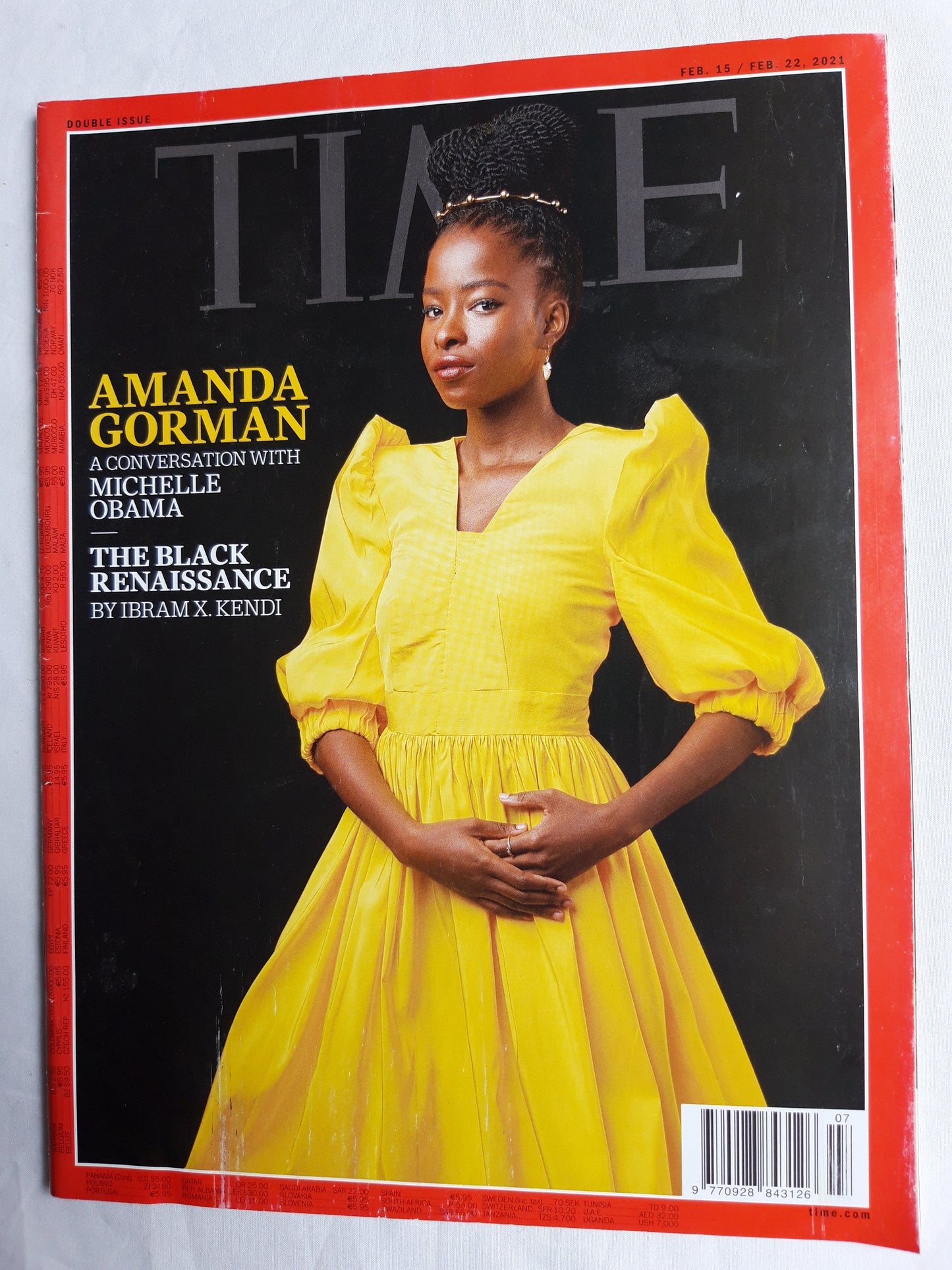 Time magazine Amanda Gorman The black renaissance 15.02/22.02.2021 15th 22nd February 15. 22. Februar 2021