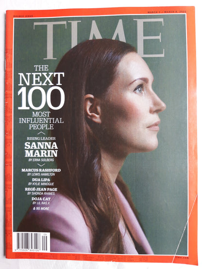Time magazine The next 100 most influential people Sanna Marin 01./08.03.2021 01st 08th 01. 08. März March 2021