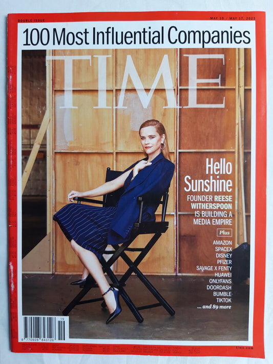 Time magazine 100 Most Influential Companies Hello Sunshine Reese Witherspoon Media Empire Amazon Spacex Disney Pfizer Huawei Tiktok 10./17.05.2021 May Mai 2021