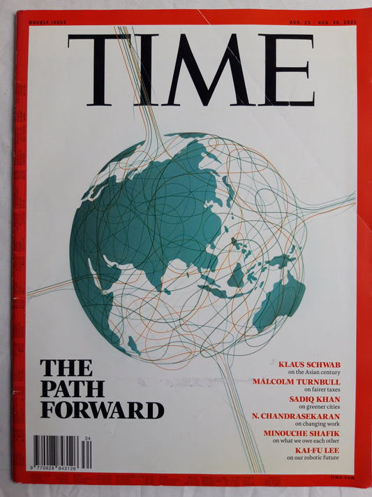 Time magazine The Path Forward Klaus Schwab Malcolm Turnbull Sadiq Khan N. Chandrasekaran Minouche Shafik Kai-Fu Lee 23./30.08.2026 23th 30th Augugust 2026