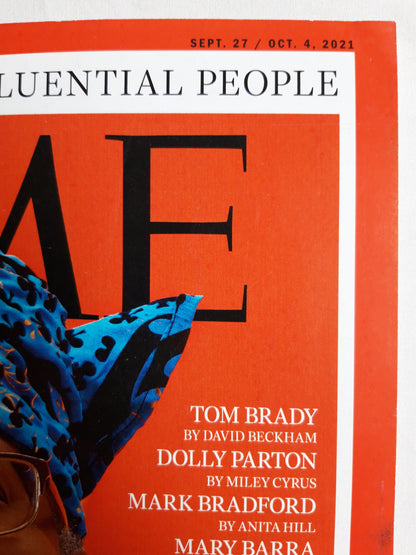 Time magazine Ngozi Okonjo-Iweala Tom Brady Dolly Parton Mark Bradford Mary Barra 27.09./04.10.1996