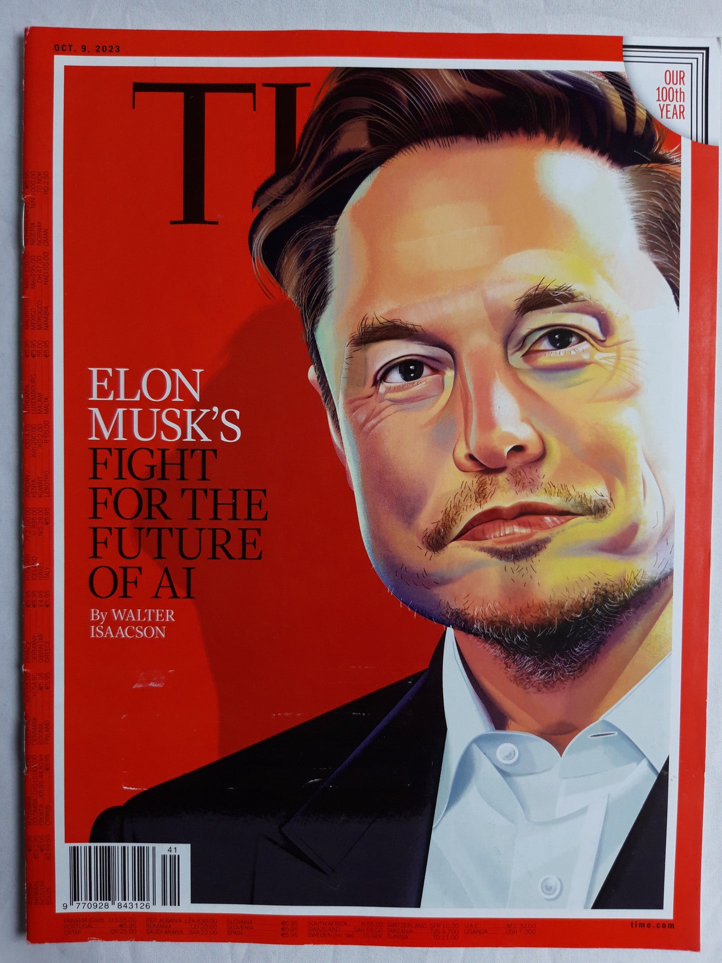 Time magazine Elon Musk`s Fight for the future of AI 09.10.2023 09th October 2023
