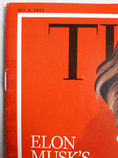 Time magazine Elon Musk`s Fight for the future of AI 09.10.2023 09th October 2023