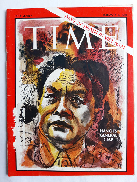 Time magazine Hanoi`s General Giap Das of death in Viet Nam 09.02.1968 09th 09. February 1968