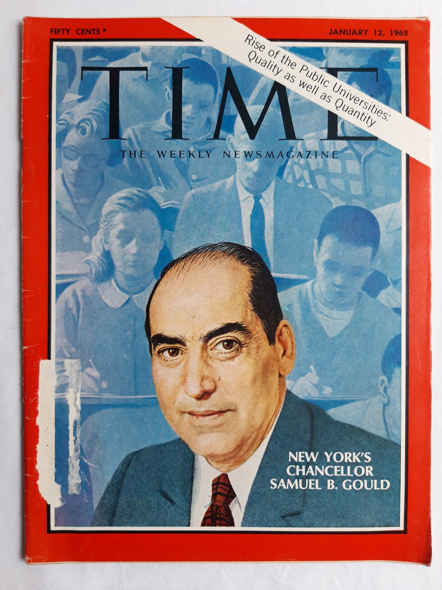 Time magazine New York`s Chancellor Samuel B. Gould Rise of the Public Universities: Quality as well as Quantity 12.01.1968 12th 12. January 1968