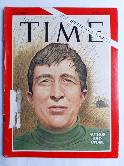 Time magazine Author John Updike The Adulterous Society  26.04.1968 26th 26. April 1968