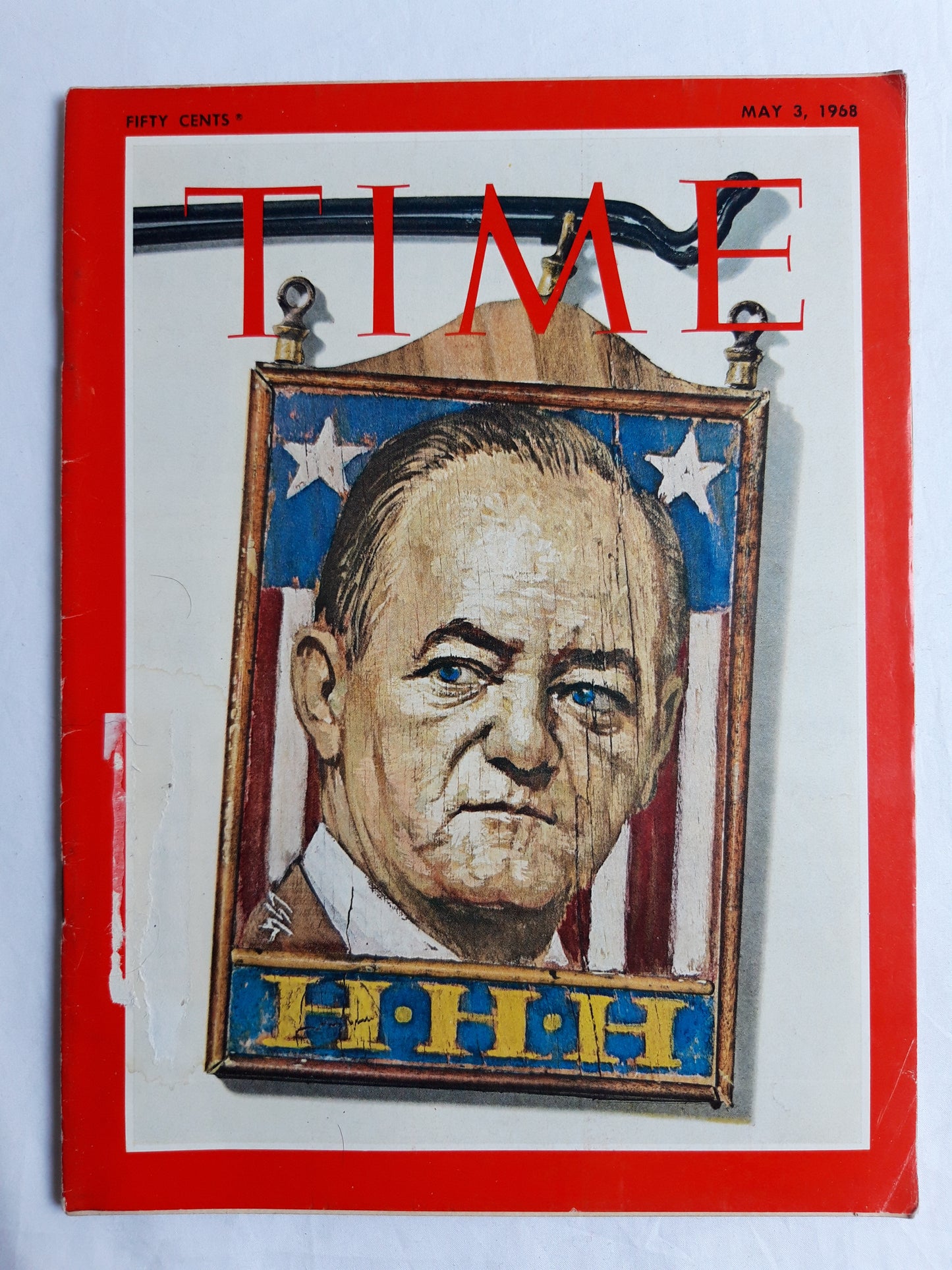 Time magazine HHH Hubert Horatio Humphrey 03.05.1968 03rd 03. May Mai 1968