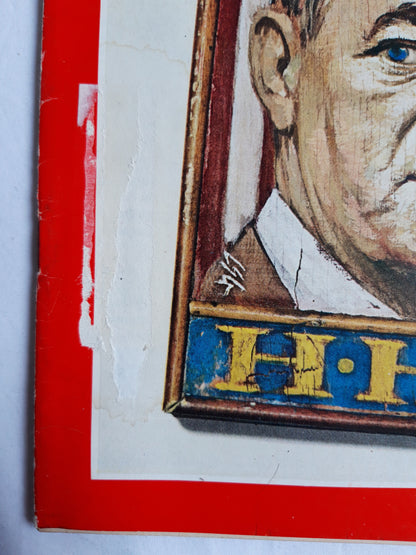 Time magazine HHH Hubert Horatio Humphrey 03.05.1968 03rd 03. May Mai 1968