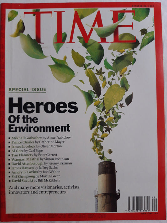 Time magazine Heroes of the Environment 29.10.2007 29th 29. Oktober 2007