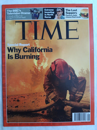 Time magazine Why California is burning North Korea 05.11.2007 05th 05. November 2007