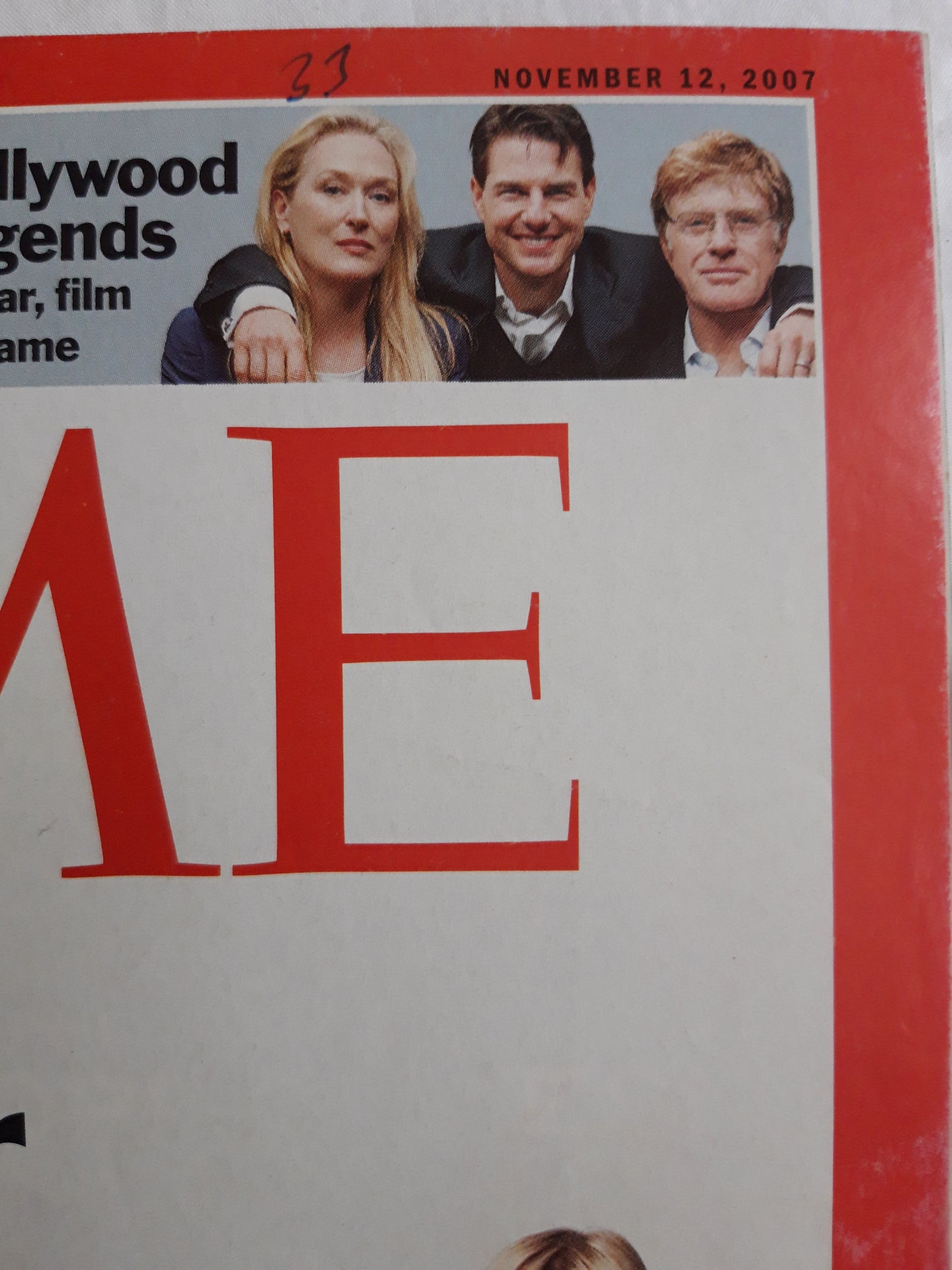 Time magazine The Secrets of birth order Romney`s Remedy Tunisia Hollywood Legends 12.11.2007 12th 12. November 2007