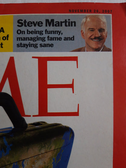 Time magazine The Best Countries for Business Pakistan in Peril Bhutto Musharraf Rudy Guiliani Steve Martin 26.11.2007 26th 26. November 2007