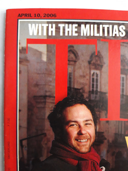Time magazine Young Italy The Under-40S Salvatore Lacagnina Syracuse Militias in Iraq Merkel`s Honeymoon 10.04.2006 10th 10. April 2006