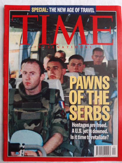 Time magazine Pawns of the Serbs Hostages are freed A New Age of Travel 12.06.1995 Juni 1995