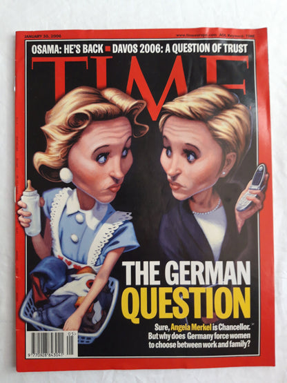 Time magazine The German Question Osama Davos 2006 30.01.2006 30th 30. January 2006