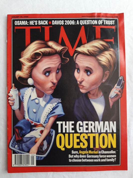 Time magazine The German Question Osama Davos 2006 30.01.2006 30th 30. January 2006