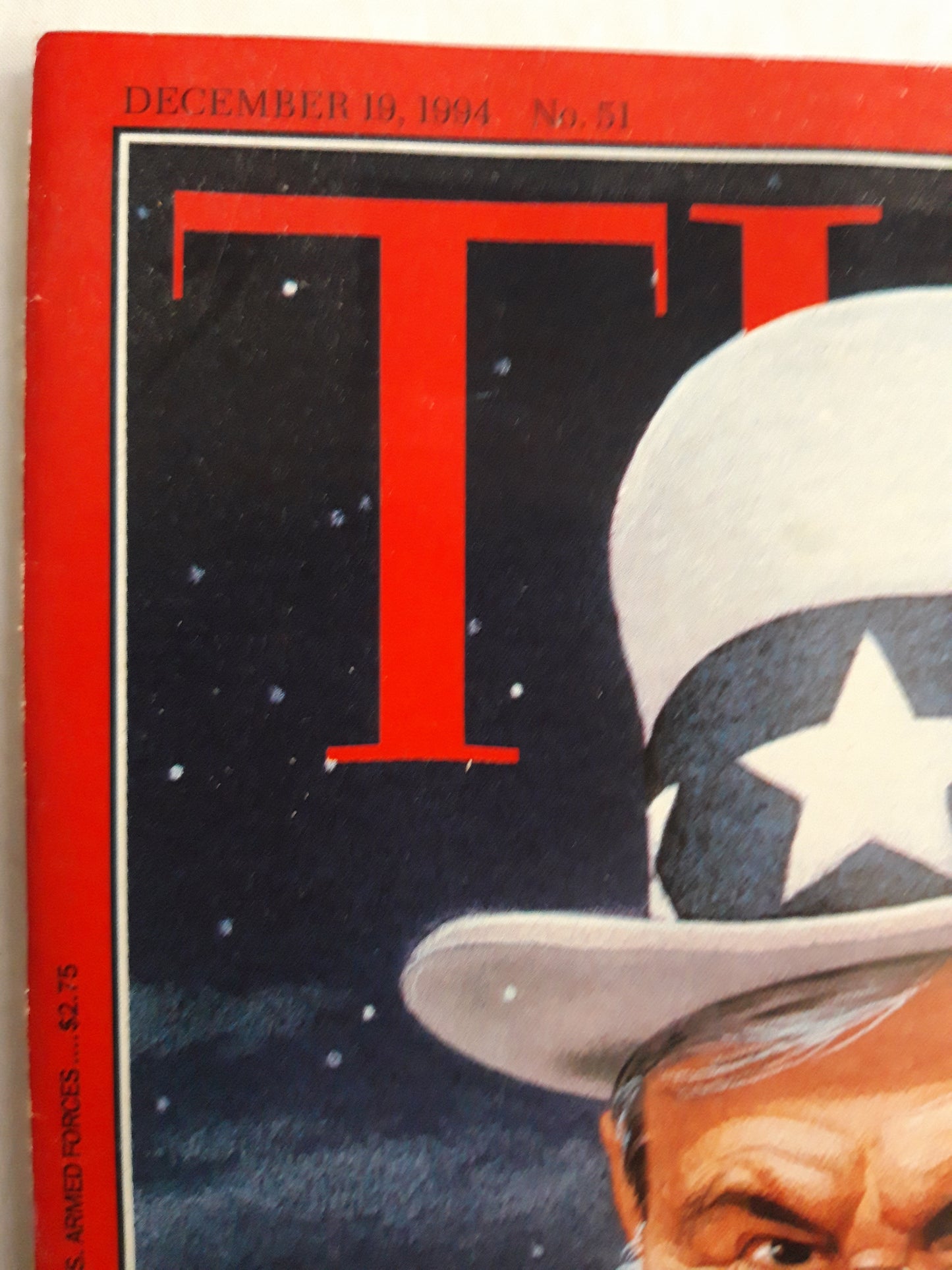 Time magazine The Scrooging of America Republican Newt Gingrich The New Beatles Album 19.12.1994 19th 19. December Dezember 1994 No. 51
