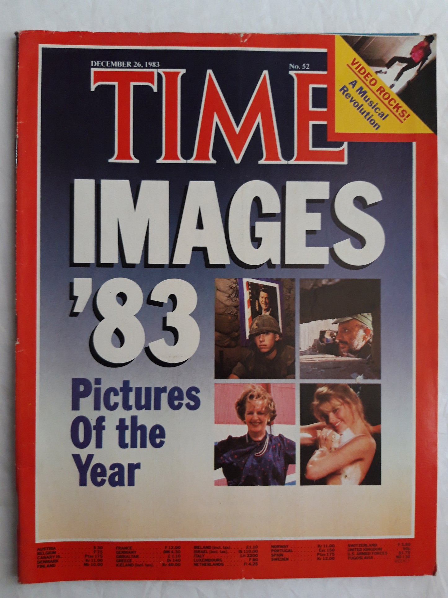 Time magazine Images `83 Pictures of the year Video rocks! A Musical revolution 26.12.1983 26. 26th Dezember December 1983 No. 52