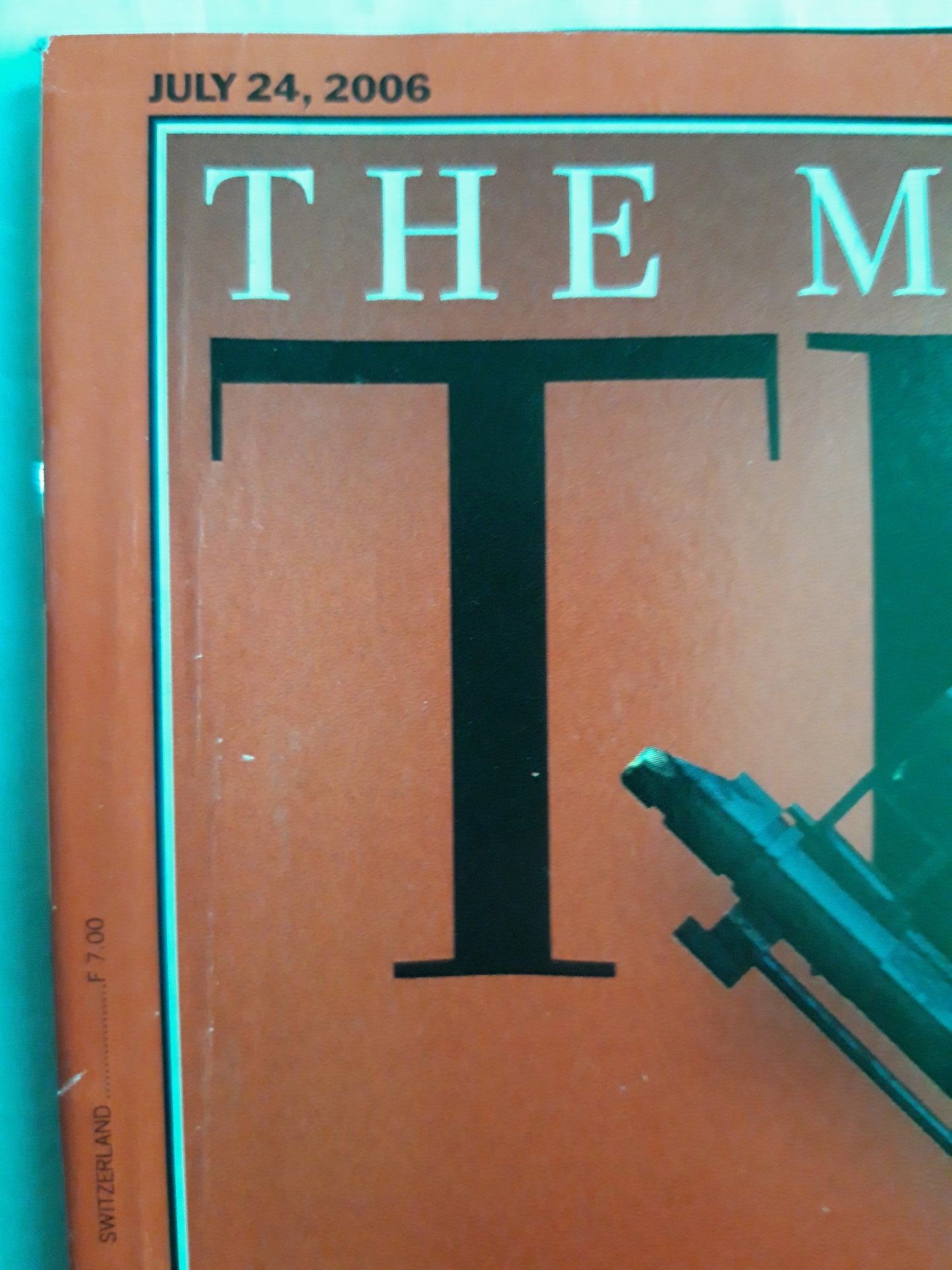 Time magazine The Middle East Why they fight and why it`s different this time The never-ending conflict between Israel and its enemies takes a dangerous new turm 24.07.2006 24. 24th July Juli 2006