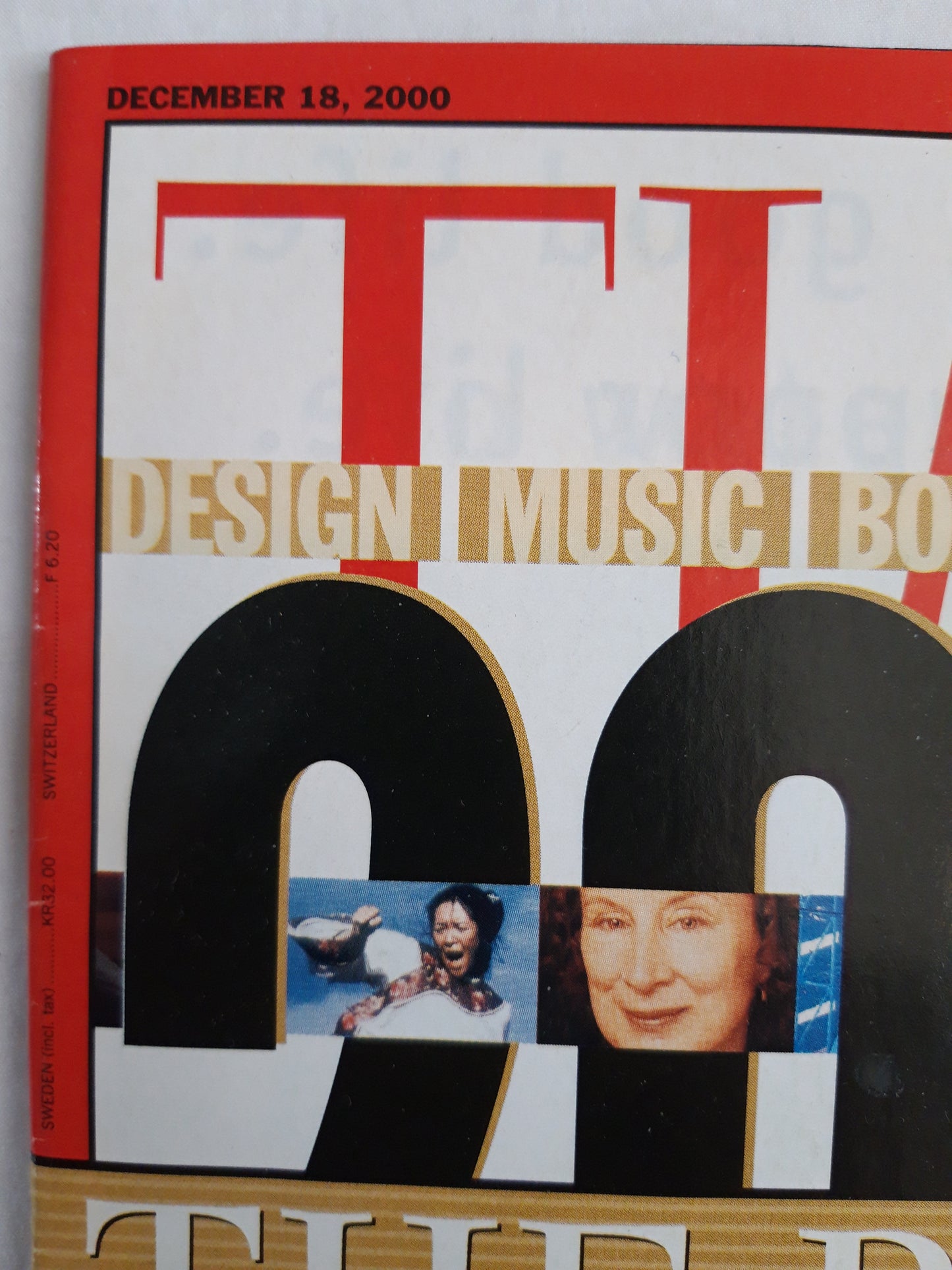 Time magazine The best of 2000 America`s election Mess Cybertech Sinead O´Connor 18.12.2000 18th 18. Dezember December 2000