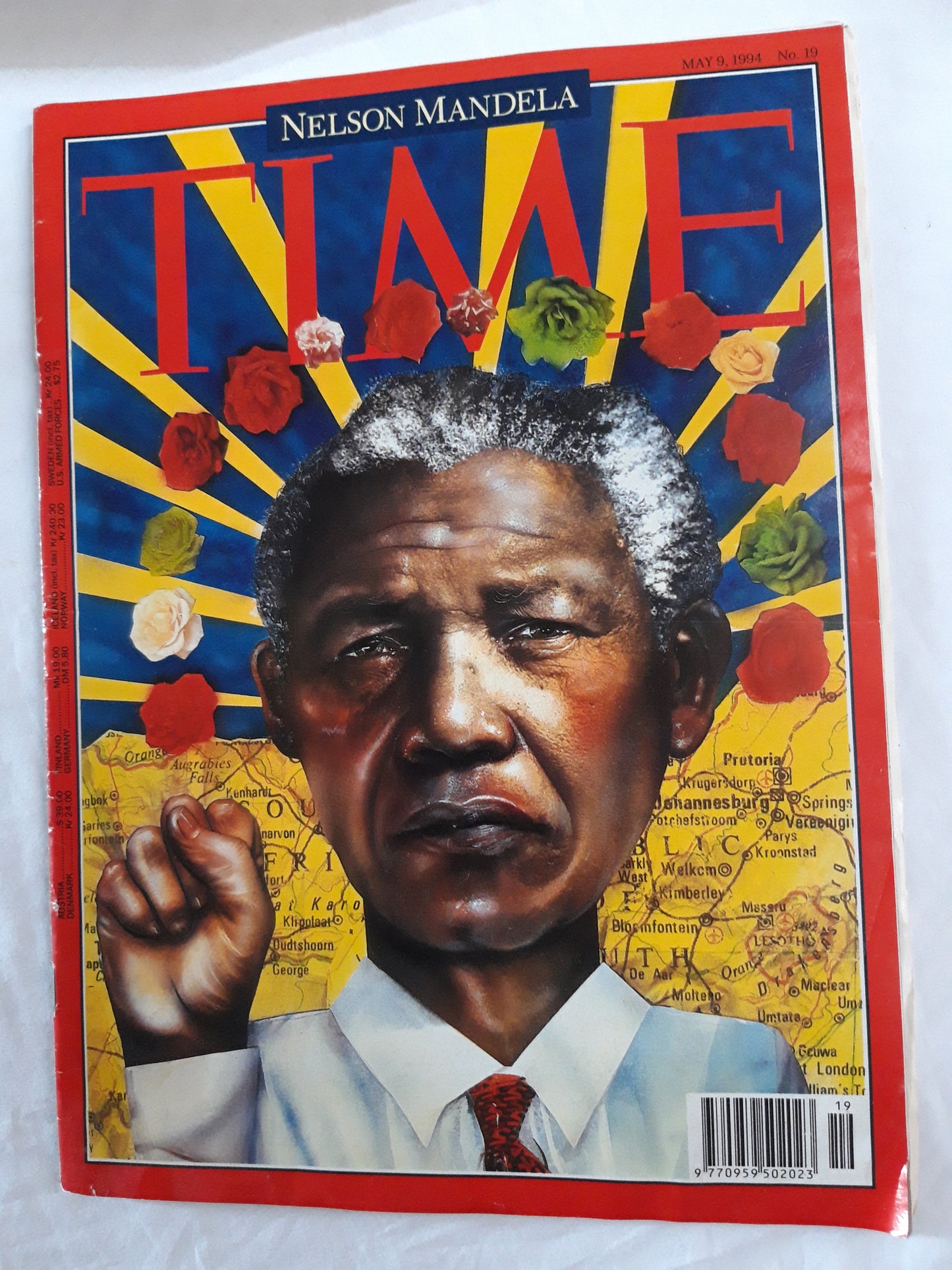 Time magazine Nelson Mandela 09.05.1994 No. 19 09th 09. May Mai 1994
