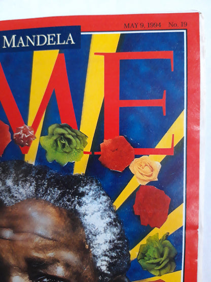 Time magazine Nelson Mandela 09.05.1994 No. 19 09th 09. May Mai 1994