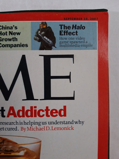 Time magazine How we get addicted Alcohol Drugs Gambling The Halo Effect Rudy`s Formula: 9/11 Equals 2008 10.09.2007 10th 10. September 2007