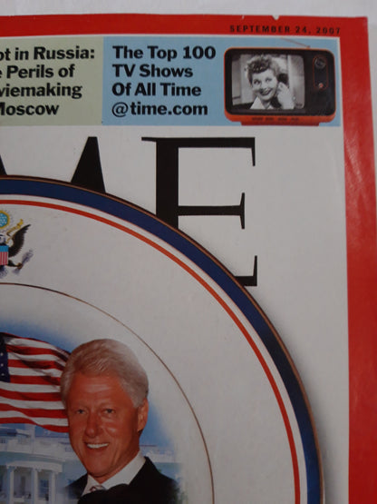 Time magazine The Running Mates Help Wanted Minister Shinzo Abe Shot in Russia The Top 100 TV Shows of all time 24.09.2007 24th 24. September 2007