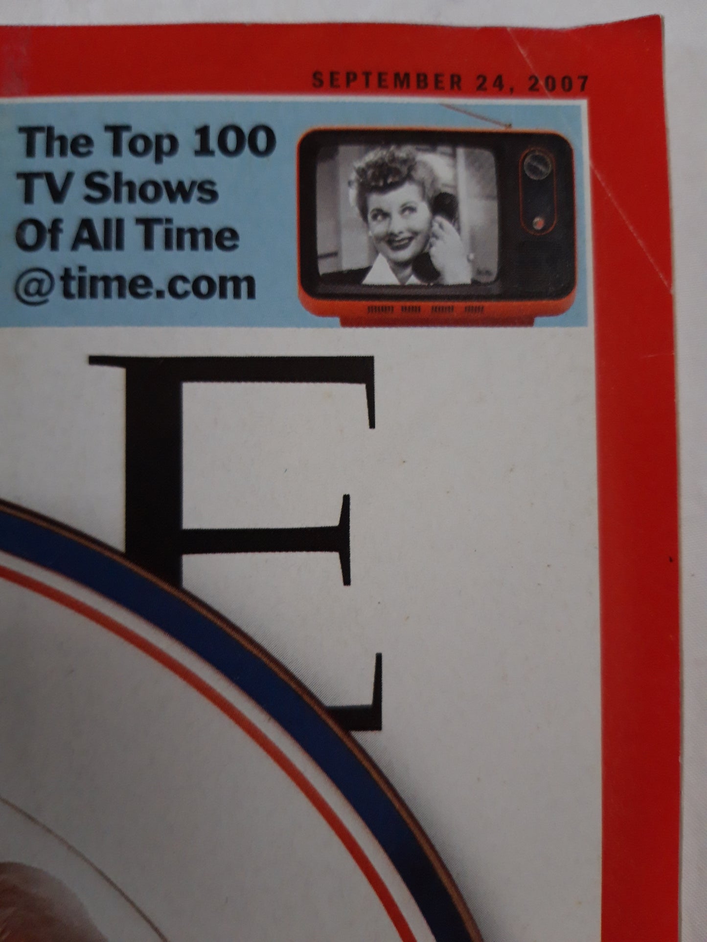 Time magazine The Running Mates Help Wanted Minister Shinzo Abe Shot in Russia The Top 100 TV Shows of all time 24.09.2007 24th 24. September 2007