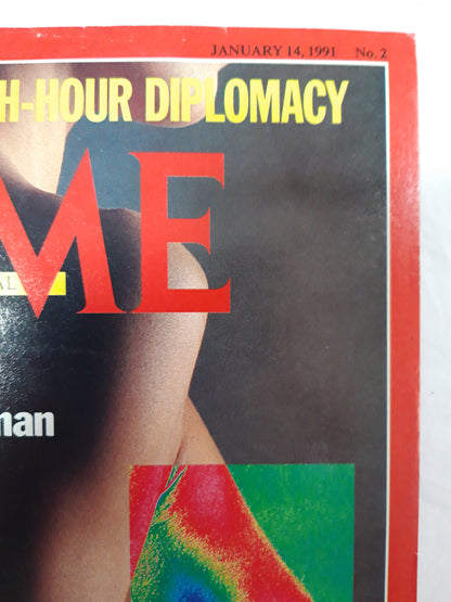 Time magazin The Gulf: eleventh-hour diplomacy Breast cancer Why and what can be done? 14.01.1991 14. 14th January 1991 No. 2