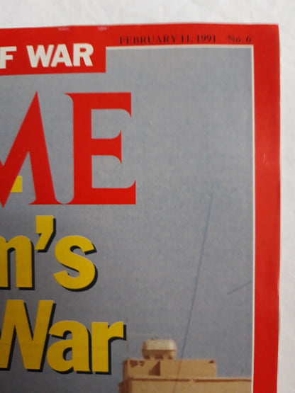 Time magazine Saddam`s Weird War The Gulf war Armored personnel carriers after the battle for Khafji 11.02.1991 11th 11. February 1991 No. 6