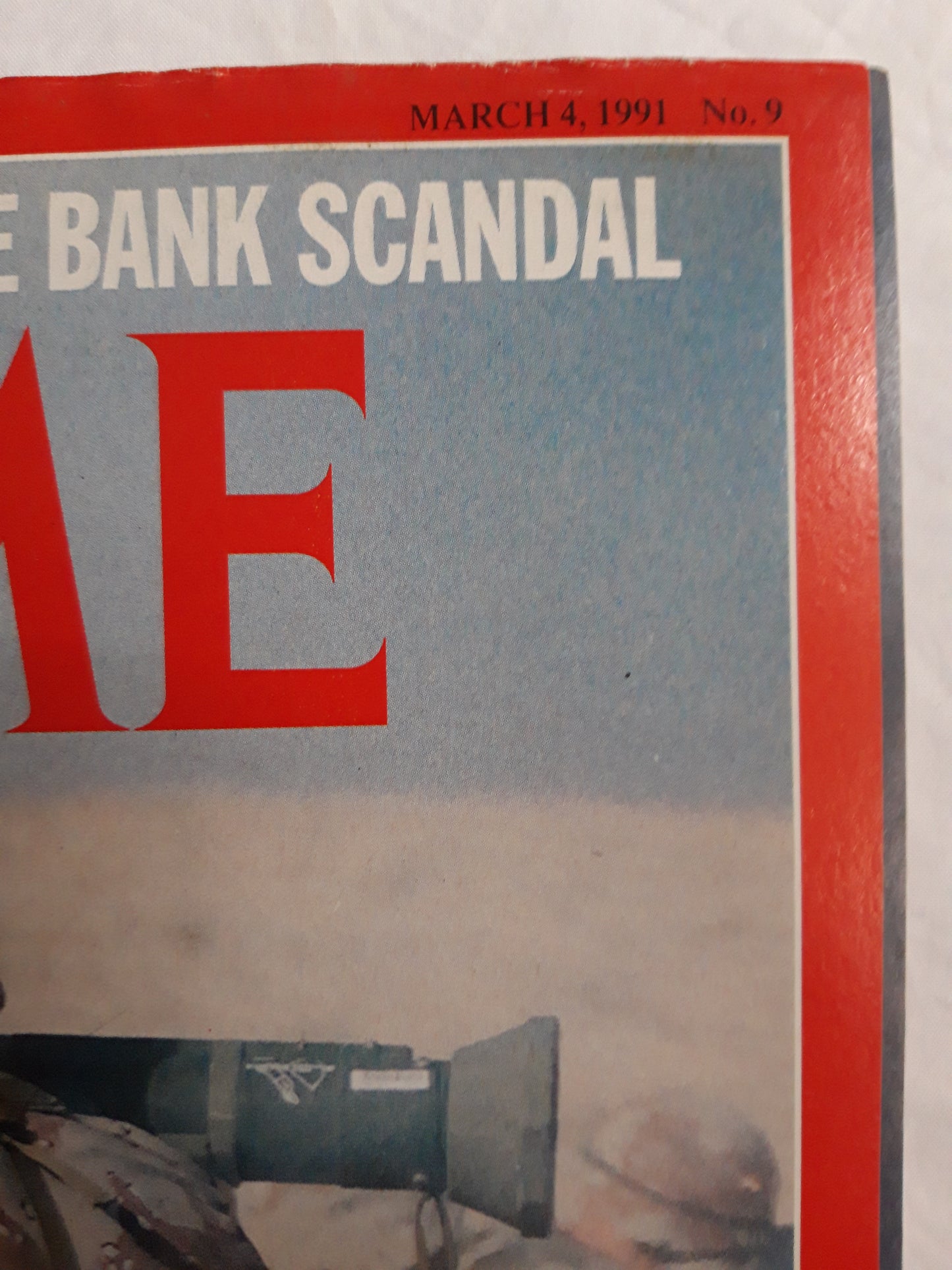 Time magazine Beginning Of the End Special: Pullout Battle Map The Ground war: How it will be fought Inside Iraq: Photos of the bimbing 25.02.1991 25th 25. February 1991 No.8