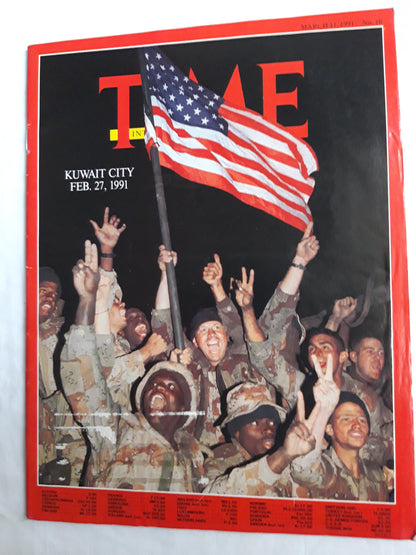 Time magazine Kuwait city Feb. 27 1991 11.03.1991 11st 11. March März No. 10