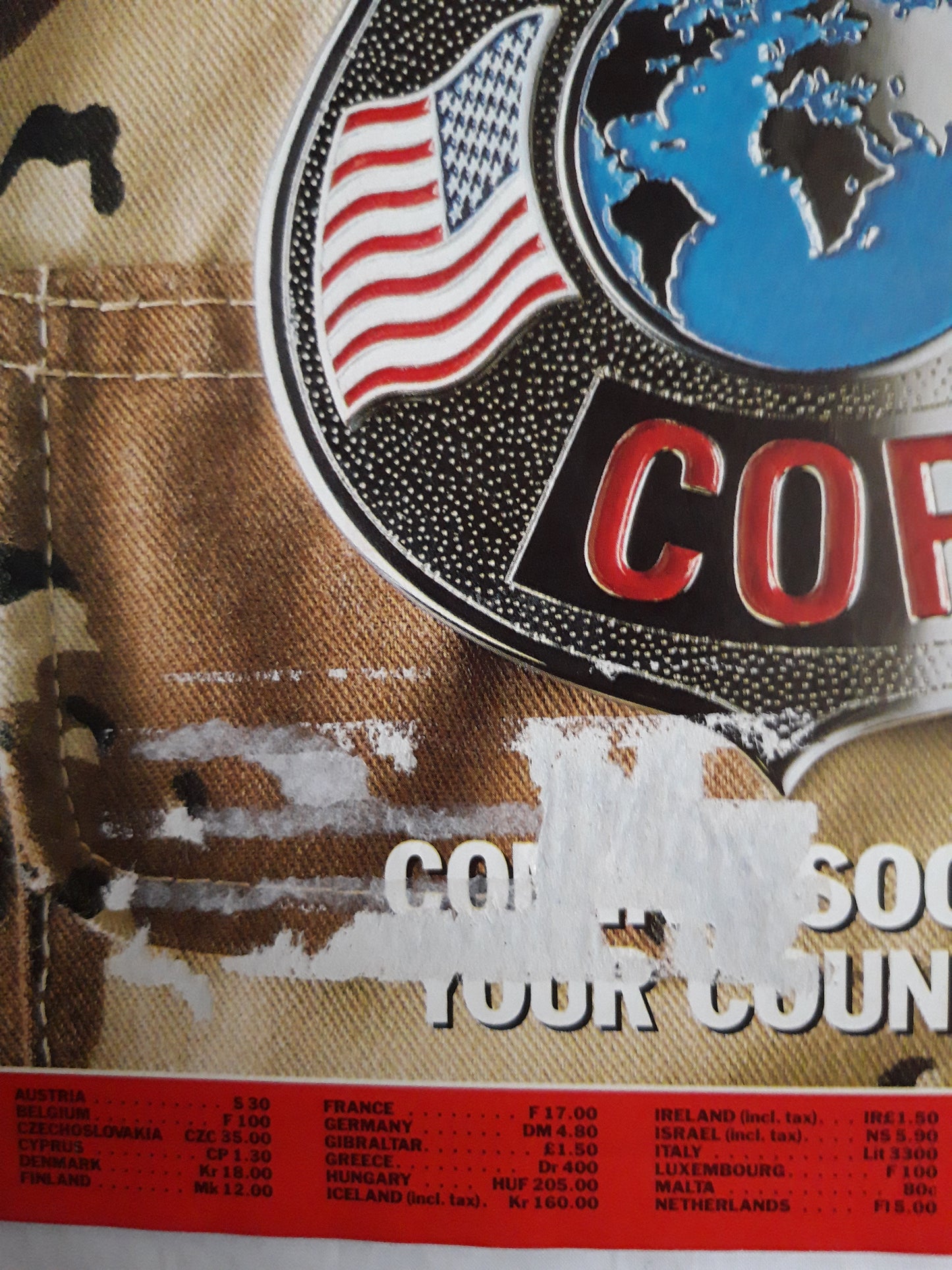 Time magazine Globo Cop Europe: Cocaine`s New Target Coming soon to your country? 01.04.1991 1st 01. April 1991 No. 13