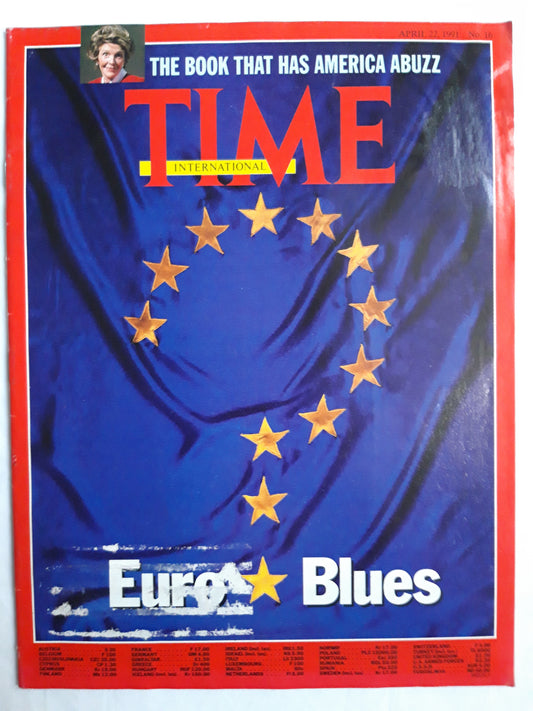 The book that has America abuzz Euro Blues 22.04.1991 22nd 22. April 1991 No. 16