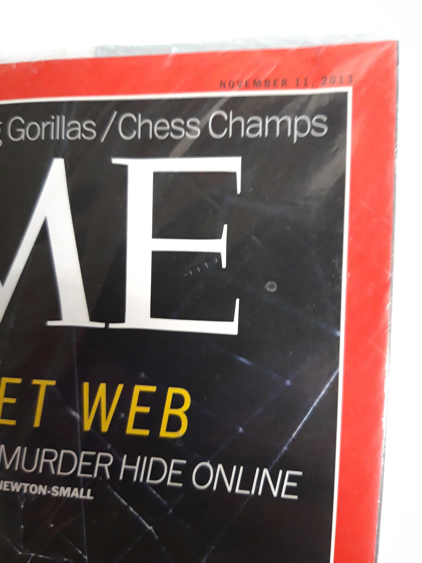 Time magazine The secret web Where drugs, porn and murder hide online China´s Weak Links / Rescuing Gorillas / Chess Champ OVP Original Verpackt Original Paсkage 11.11.2013 11th 11. November 2013