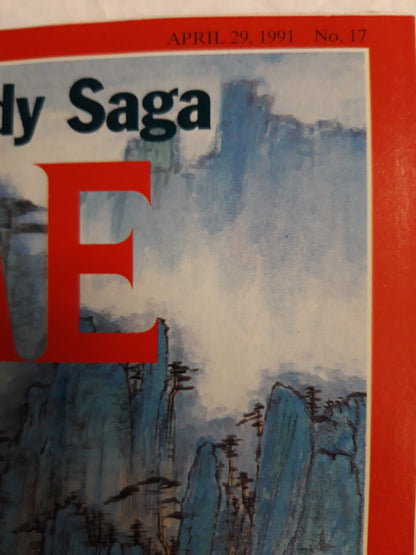Time magazine China The poisoned Earth The Ted Kennedy Saga 29.04.1991 29th April 29. April 1991 No. 17