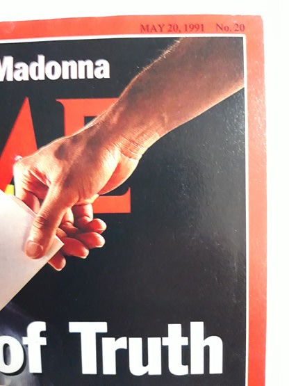 Time magazine India`s Moment of Truth Mad about Madonna 20.05.1991 20th May 20. Mai 1991 No. 20