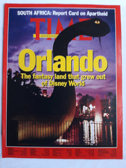 Time magazine Orlando The fantasy land that grew out of Disney World South Africa: Report Card on Apartheid 27.05.1991 No. 21 27th May 27. Mai 1991