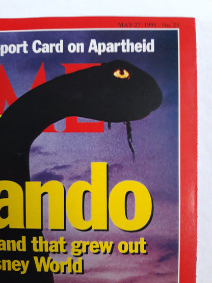 Time magazine Orlando The fantasy land that grew out of Disney World South Africa: Report Card on Apartheid 27.05.1991 No. 21 27th May 27. Mai 1991