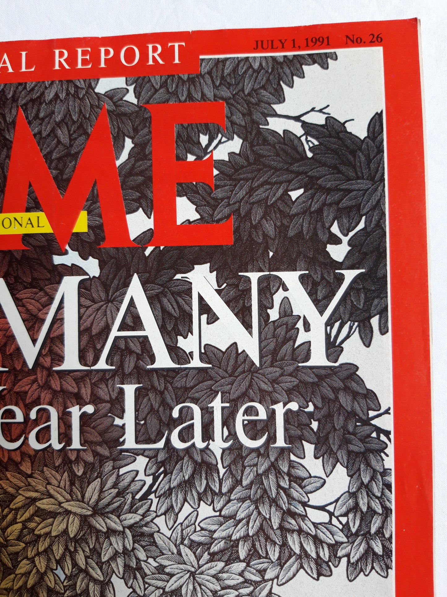 Time magazine Germany One Year Later 01.07.1991 No. 26 1st July 01. Juli 1991