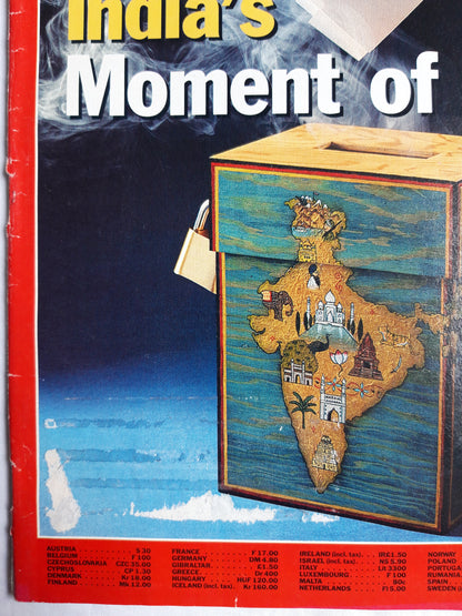 Time magazine India`s Moment of Truth Mad about Madonna 20.05.1991 20th May 20. Mai 1991 No. 20