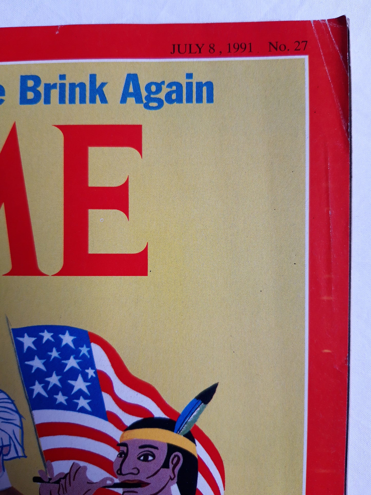 Time magazine Who Are They? Americans debate their identity Yugoslavia: To the Brink Again 08.07.1991 08th July 1991 08. Juli 1991 No. 27